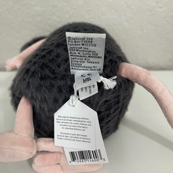 AUTHENTIC‼️ NWT Jellycat Lachlan Sad Rat - FAST SHIPPING - Picture 6 of 7